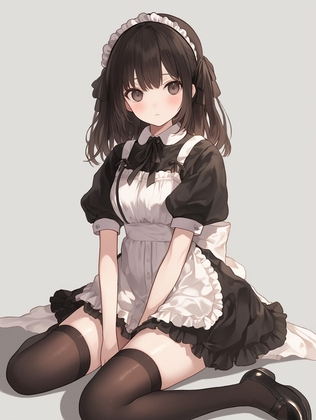 Cover of お姉さんメイドのニーソックス足コキ