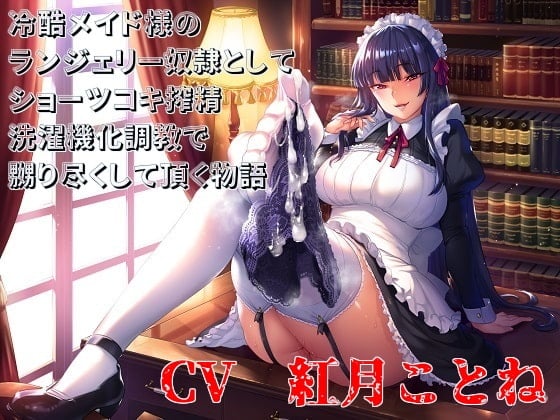 Cover of 冷酷メイド様のランジェリー奴隷としてショーツコキ搾精洗濯機化調教で嬲り尽くして頂く物語